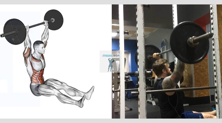 Z Жим штанги или гантелей сидя на полу