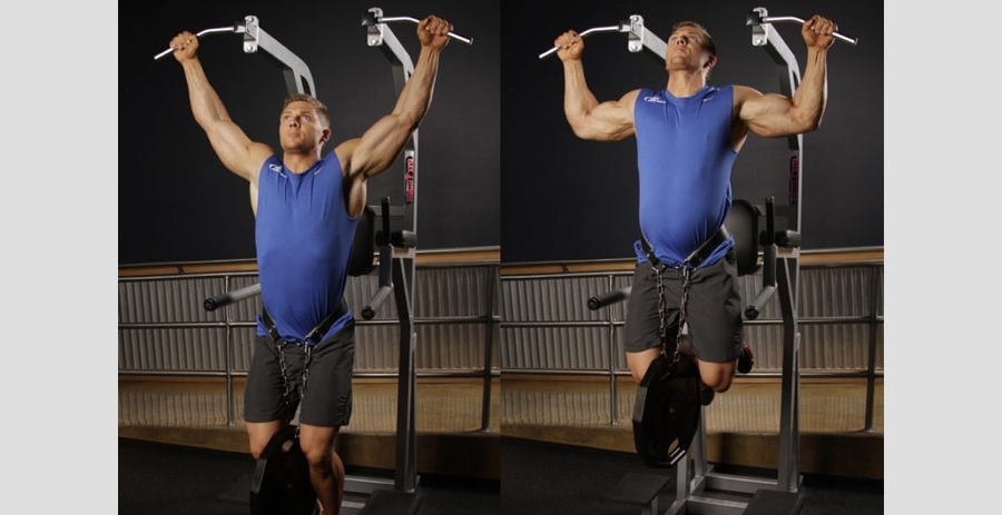 Pull-ups with extra weight